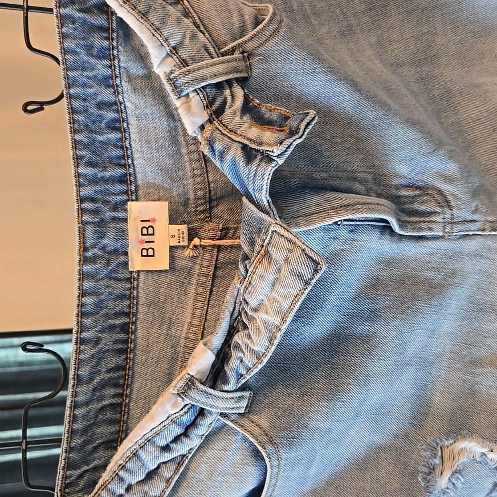 BiBi high rise distressed jeans